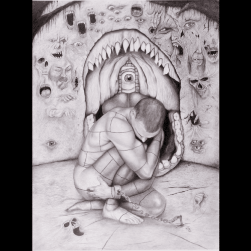 A thumbnail preview of Despair – Emotions On The Inside, an example of Visual Art work from the Chip Night exhibition.