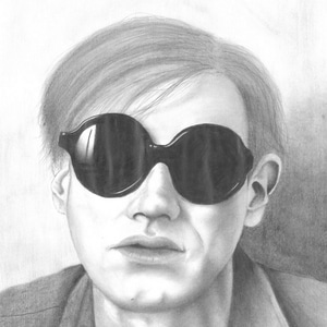 A thumbnail preview of Andy Warhol, an example of Visual Art work from the First Impressions - Portraits from Prisons exhibition.