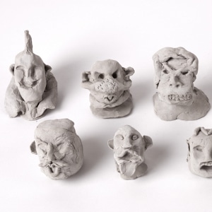 A thumbnail preview of Heads, an example of Visual Art work from the Inside exhibition.