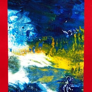 A thumbnail preview of Playing with Paint – Seascape, an example of Visual Art work from the Mentoring Gallery exhibition.