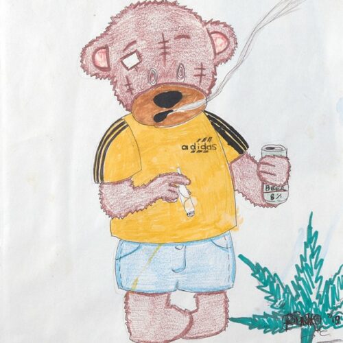 A thumbnail preview of Smokin’ Bear, an example of Visual Art work from the A Feeling We All Share exhibition.