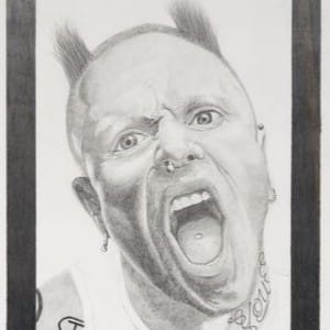 A thumbnail preview of A Tribute to Keith Flint, an example of Visual Art work from the A Feeling We All Share exhibition.