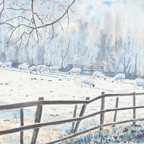 A thumbnail preview of Winter Sunshine on Stockland Hill, Devon, an example of Visual Art work from the Another Me exhibition.