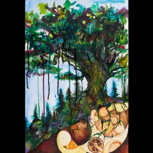 A thumbnail preview of Organic Tree, an example of Visual Art work from the 100 Years On: An Art Trail by Women in Prison exhibition.