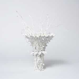 A thumbnail preview of White Quilt Vase, an example of Visual Art work from the Craft and Design exhibition.