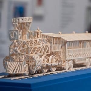 A thumbnail preview of Gold Rush Train, an example of Visual Art work from the My Path exhibition.