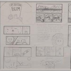 A thumbnail preview of Operation B.U.M, an example of Visual Art work from the My Path exhibition.