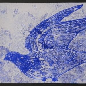 A thumbnail preview of Mary the Pigeon, an example of Visual Art work from the Power: Freedom to Create exhibition.