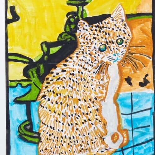 A thumbnail preview of The Cat in the Scene, an example of Visual Art work from the The I and the We exhibition.