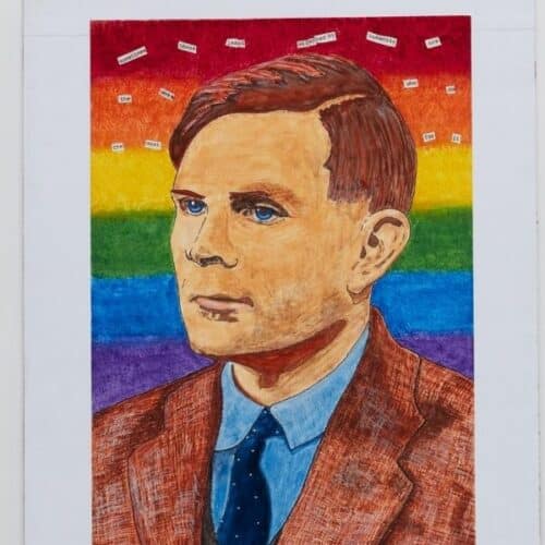 A thumbnail preview of Alan Turing, an example of Visual Art work from the The I and the We exhibition.