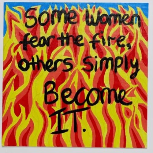 A thumbnail preview of Become the Fire, an example of Visual Art work from the The I and the We exhibition.