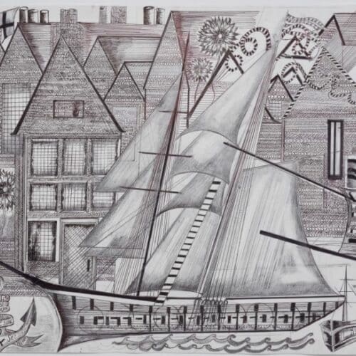 A thumbnail preview of Sailing Through Life, an example of Visual Art work from the The I and the We exhibition.