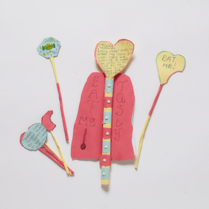 A thumbnail preview of Loads of Lollies, an example of Visual Art work from the On My Plate exhibition.