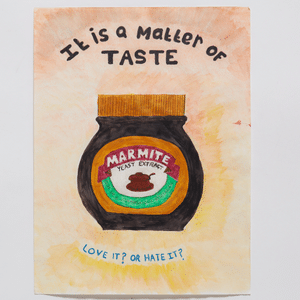 A thumbnail preview of A Matter of Taste, an example of Visual Art work from the On My Plate exhibition.