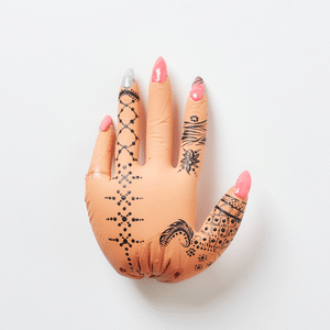 A thumbnail preview of Henna Hand, an example of Visual Art work from the Our World exhibition.