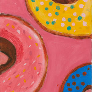 A thumbnail preview of Iced Doughnuts, an example of Visual Art work from the On My Plate exhibition.