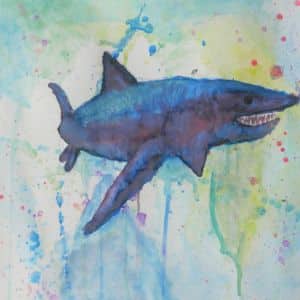 A thumbnail preview of Shark, an example of Visual Art work from the The Future Is Never Too Big: Koestler Arts at the Supreme Court exhibition.