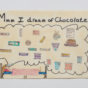 A thumbnail preview of Chocolate Dreams, an example of Visual Art work from the On My Plate exhibition.