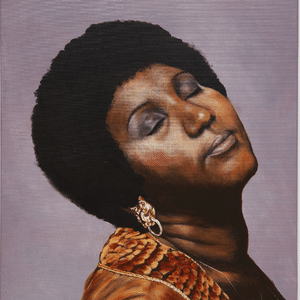 A thumbnail preview of Diva With A Gold Earring, an example of Visual Art work from the Our World exhibition.