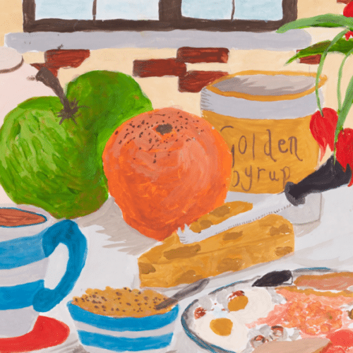 A thumbnail preview of Breakfast, an example of Visual Art work from the 100 Years On: An Art Trail by Women in Prison exhibition.