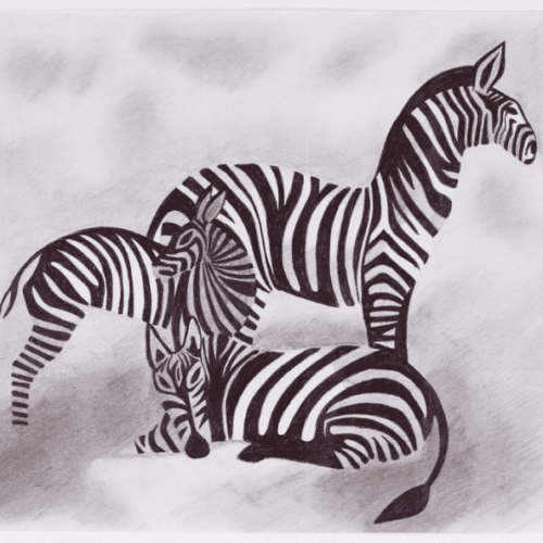 A thumbnail preview of Zebras, an example of Visual Art work from the 100 Years On: An Art Trail by Women in Prison exhibition.