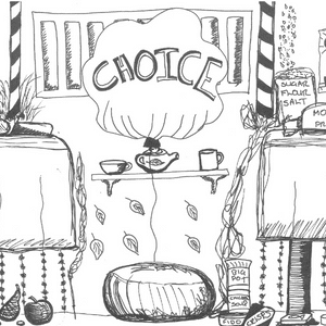 A thumbnail preview of Choices, an example of Visual Art work from the On My Plate exhibition.