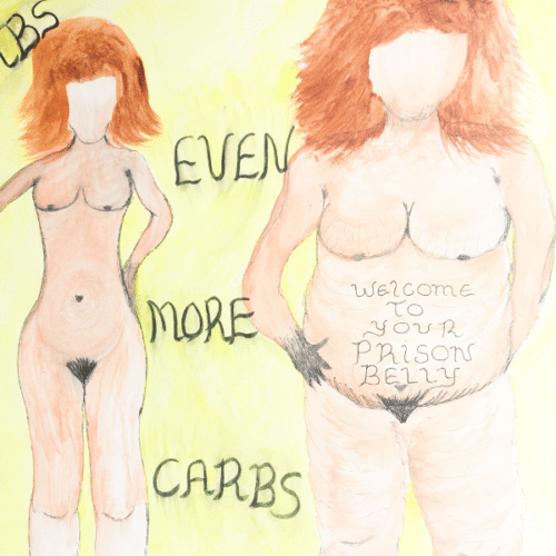 A thumbnail preview of Prison Belly, an example of Visual Art work from the On My Plate exhibition.