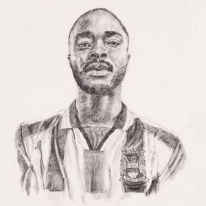A thumbnail preview of Raheem, an example of Visual Art work from the Black History Dedication exhibition.