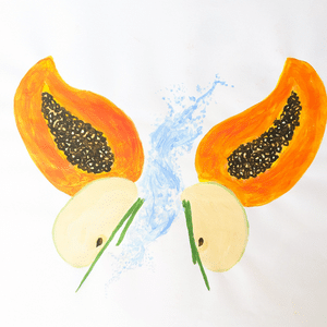 A thumbnail preview of Fresh Fruit, an example of Visual Art work from the On My Plate exhibition.