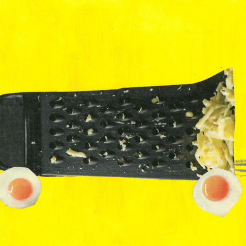A thumbnail preview of Cheese-grater Car, an example of Visual Art work from the On My Plate exhibition.