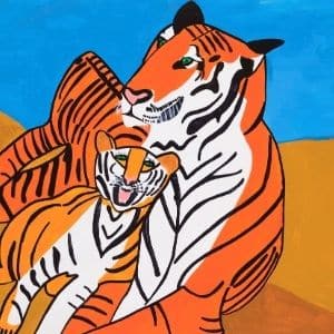 A thumbnail preview of Zoology Part 3 – Tiger Tiger, an example of Visual Art work from the Animals exhibition.
