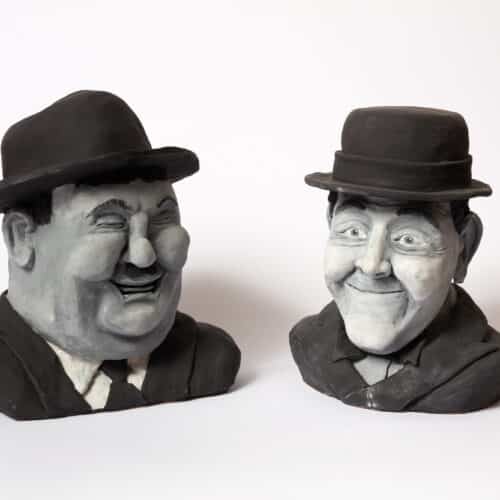 A thumbnail preview of Laurel and Hardy, an example of Visual Art work from the I'm Still Here exhibition.